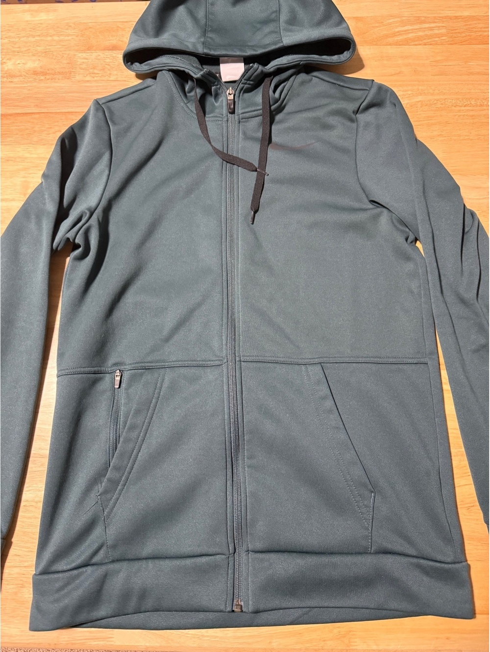 Nike Therma-FIT Men’s Small Dark Teal Full Zip Fleece Hoodie